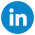 [CITYPNG.COM]HD Vector Blue Linkedin Round Icon PNG - 2000x2000